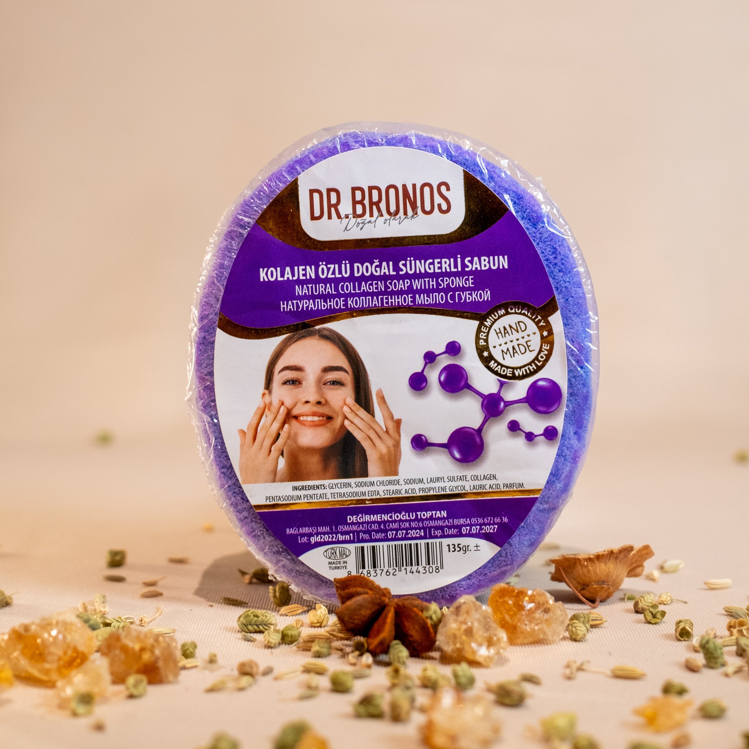 Nova Vital – Dr Bronoz Kolajen Özlü Süngerli Sabun