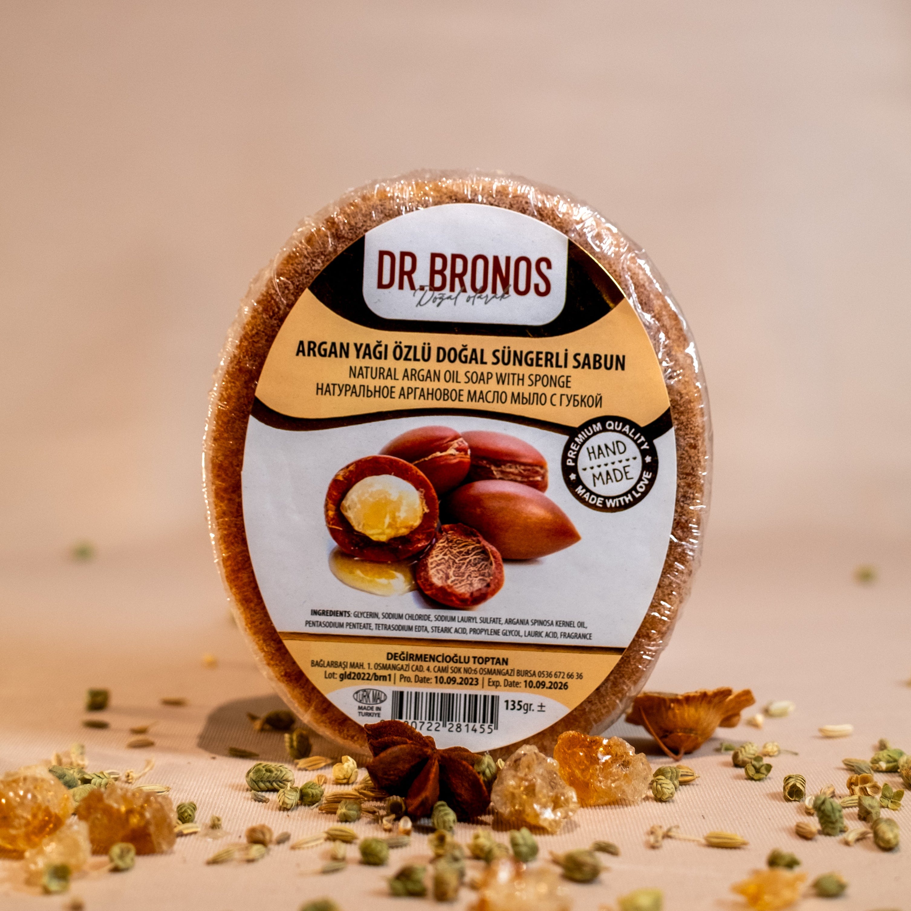 Nova Vital – Dr Bronoz Argan Yağlı Süngerli Sabun